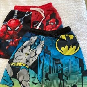 Superhero Themed Boys' Swim Trunks
